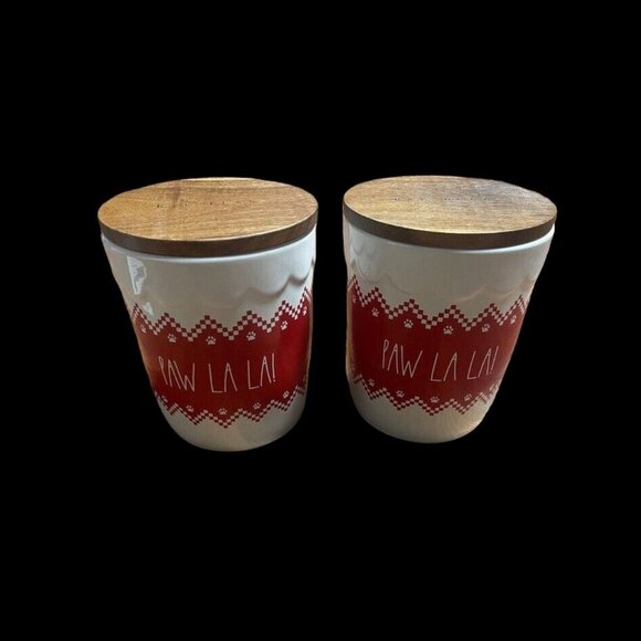 Rae Dunn Ceramic Merry Christmas Wall Clock Watering Can Tea Light Canister  New - Picture 10 of 10